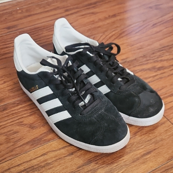 adidas Other - Adidas Gazelle Black & White Sneakers